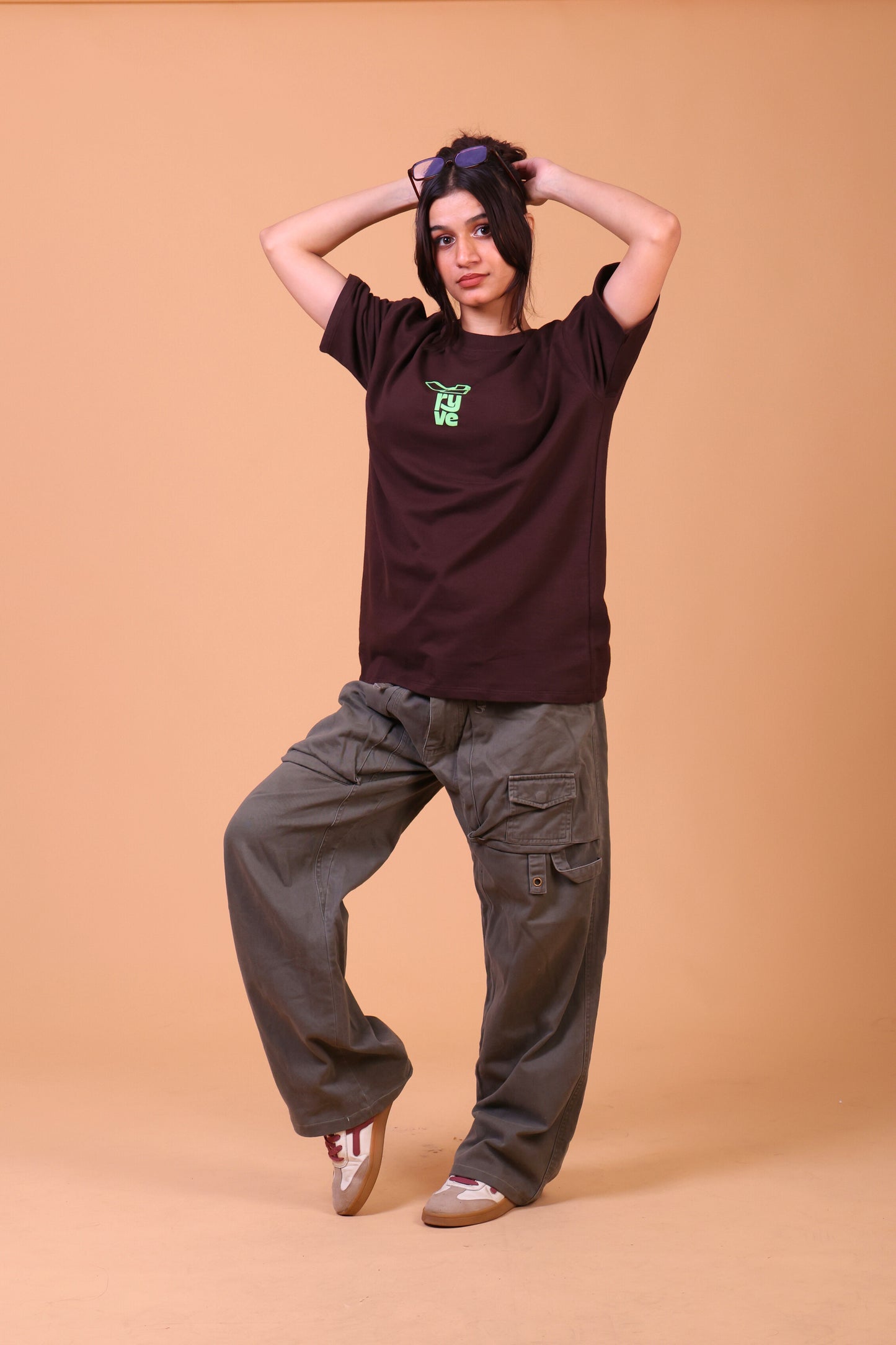 KINDLED — DARK BROWN TEE