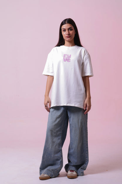 CHROMATIC NOISE — OFF WHITE TEE