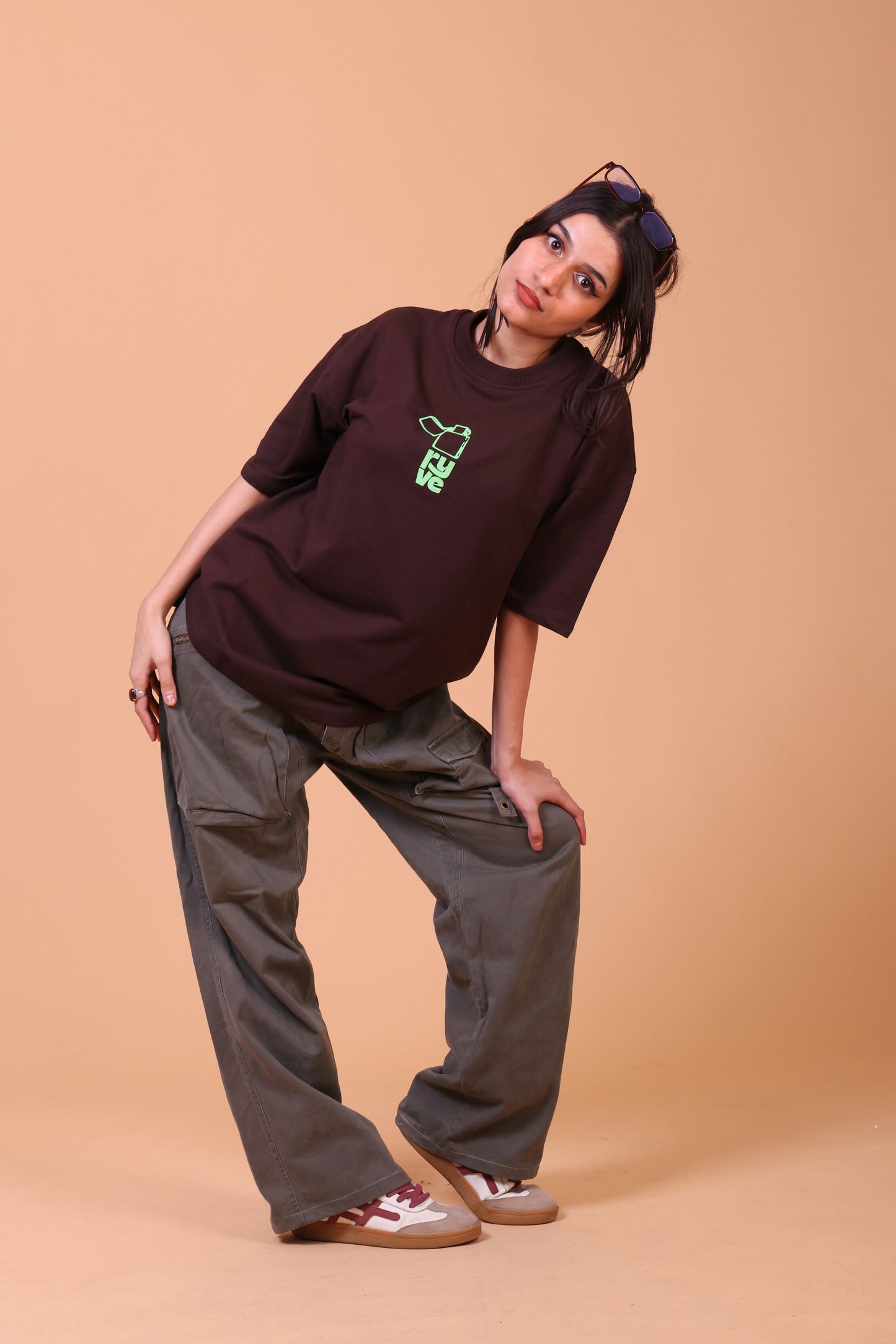 KINDLED — DARK BROWN TEE