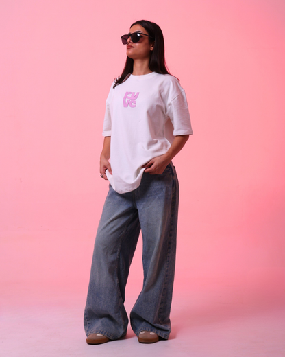 CHROMATIC NOISE — OFF WHITE TEE