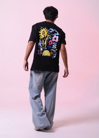 CHROMATIC NOISE — BLACK TEE