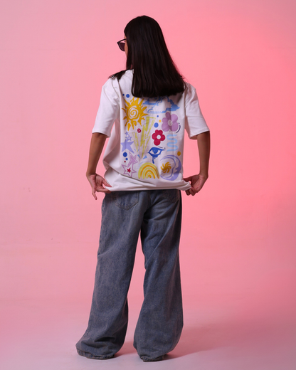 CHROMATIC NOISE — OFF WHITE TEE