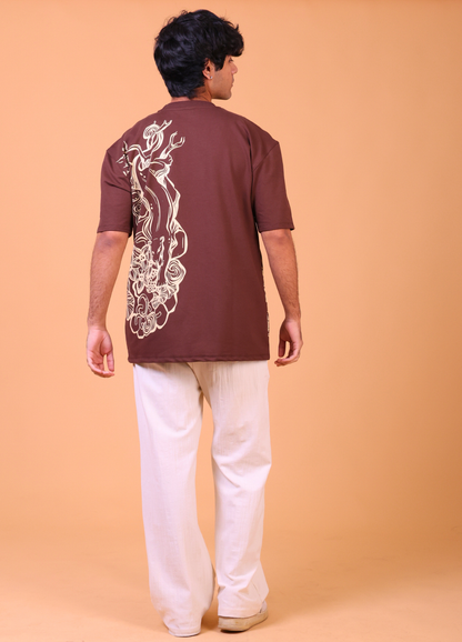 AFTERDARK — BROWN TEE