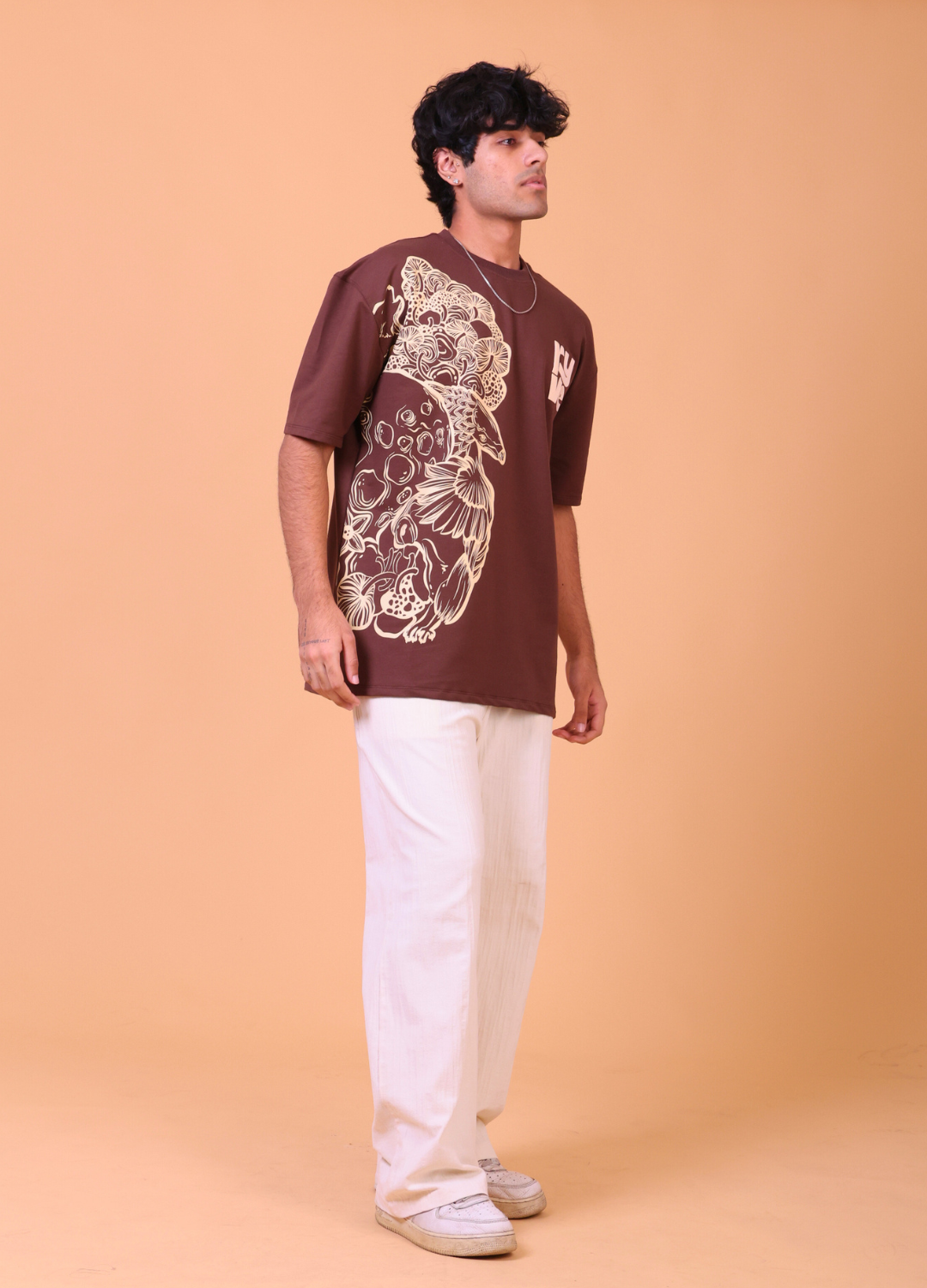 AFTERDARK — BROWN TEE