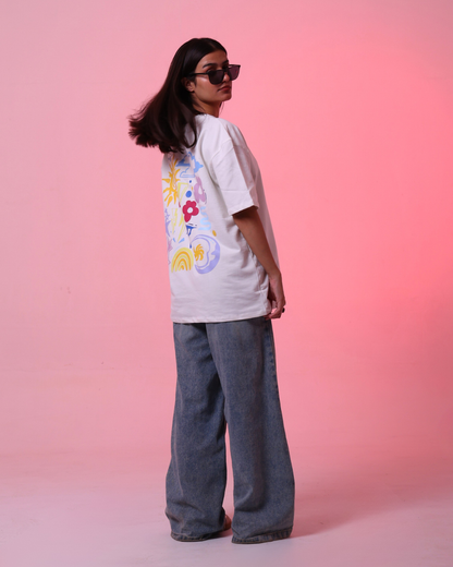 CHROMATIC NOISE — OFF WHITE TEE