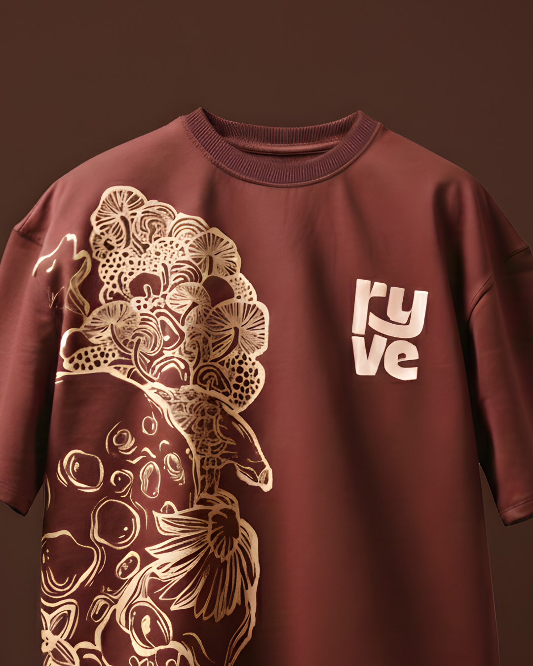 AFTERDARK — BROWN TEE