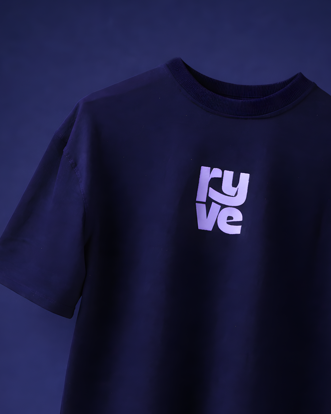 STILL WATERS — NAVY TEE