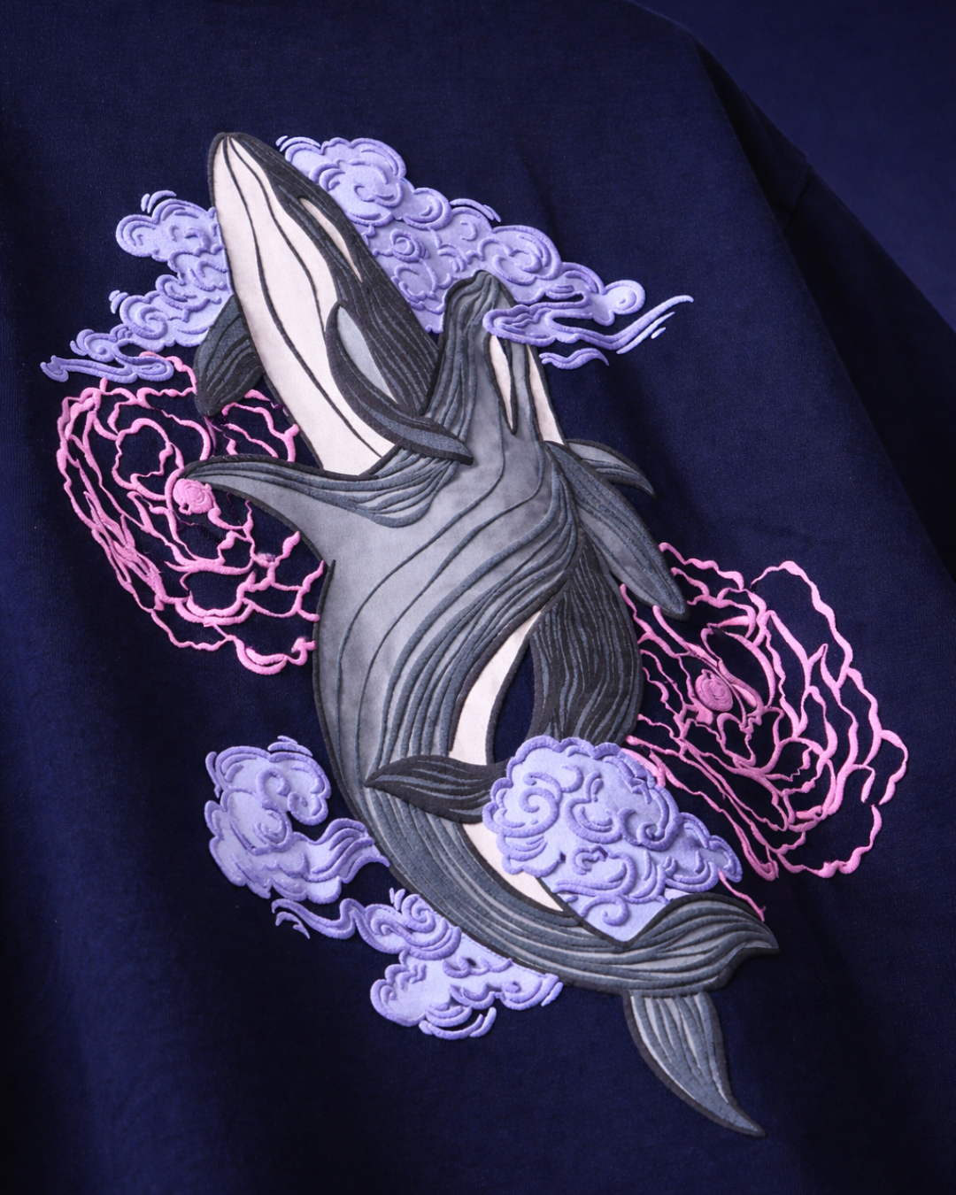 STILL WATERS — NAVY TEE