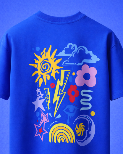 CHROMATIC NOISE — ROYAL BLUE TEE