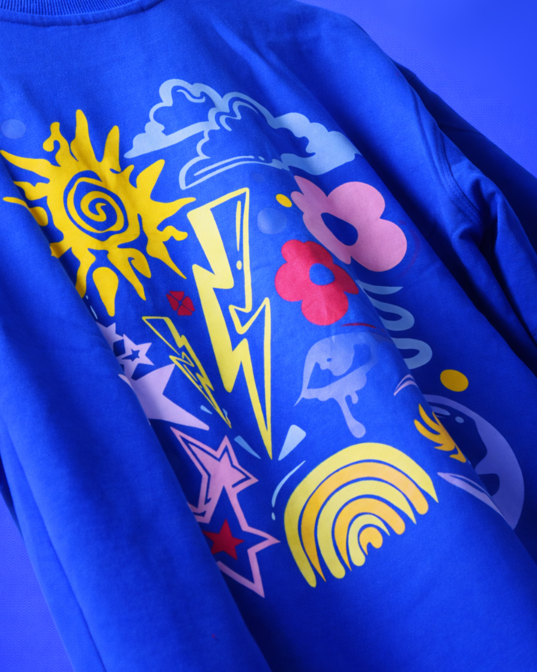 CHROMATIC NOISE — ROYAL BLUE TEE