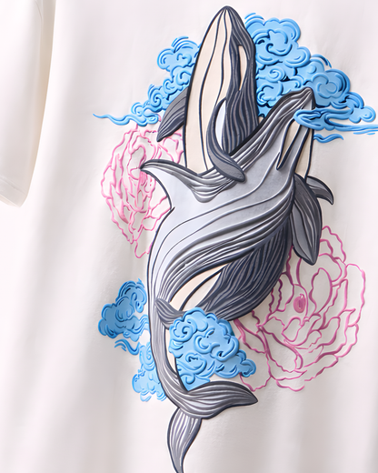 STILL WATERS — OFF WHITE TEE